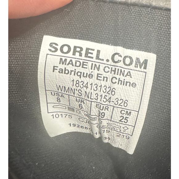 SOREL Phoenix Alpine Tundra Lace-Up Waterproof Boots Combat Leather Size 8 - Picture 7 of 7